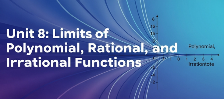 MATHEMATICS S4 UNIT 8: Limits of polynomial, rational and irrational functions.
