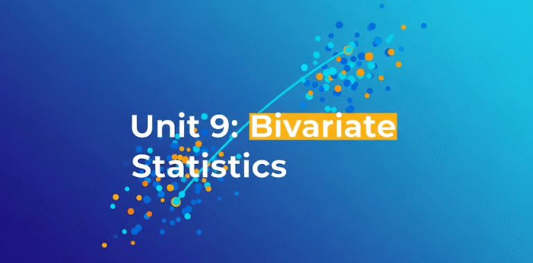 MATHEMATICS S5 UNIT 9: BIVARIATE STATISTICS.