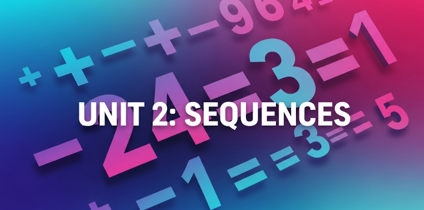 MATHEMATICS S5 UNIT 2: SEQUENCES.